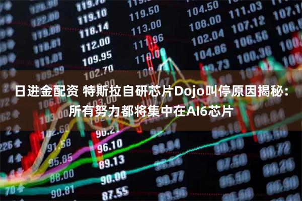 日进金配资 特斯拉自研芯片Dojo叫停原因揭秘：所有努力都将集中在AI6芯片