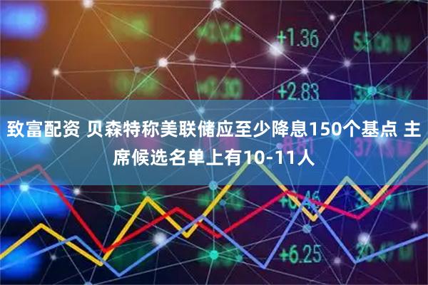 致富配资 贝森特称美联储应至少降息150个基点 主席候选名单上有10-11人