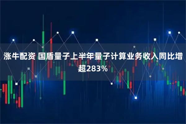 涨牛配资 国盾量子上半年量子计算业务收入同比增超283%
