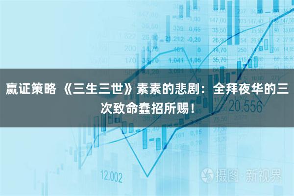 赢证策略 《三生三世》素素的悲剧：全拜夜华的三次致命蠢招所赐！